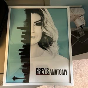 greys anatomy 8x10 framed poster